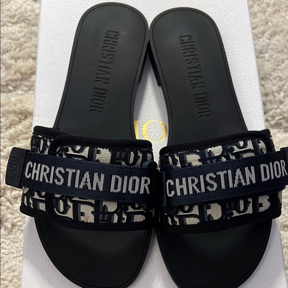 Christian Dior Dio Deep Blue Evolution Slides Size 10=40